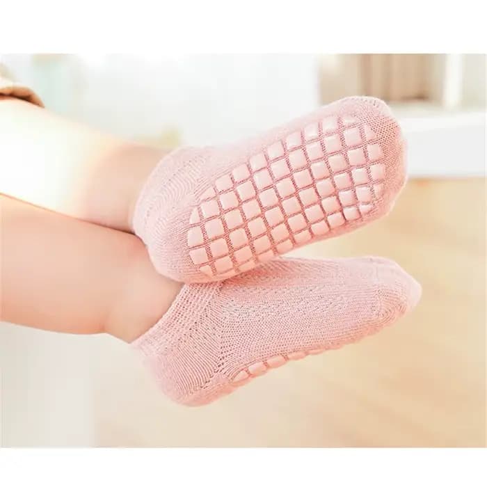 4 paires de chaussettes de sol antidérapantes en coton pour bébés garçons et filles, été pour enfants en bas âge, activités intérieures, apprendre à marcher, chaussettes à la cheville