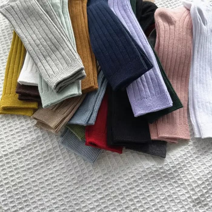 Chaussettes longues hautes en coton pour bébés garçons et filles, chaussettes douces à rayures respirantes pour enfants de 0 à 8 ans