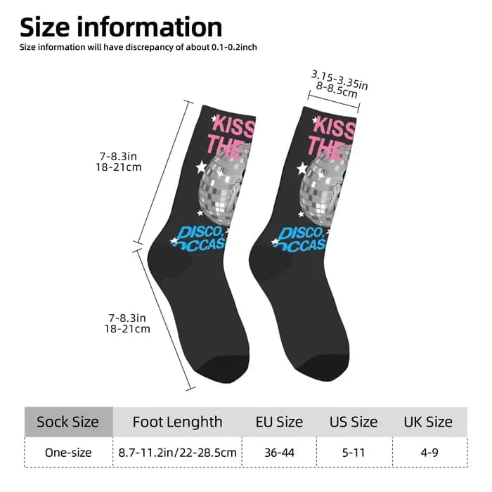 Nouveauté 2026 Chaussettes H-Harry S-Styles Fan Kiss all the time