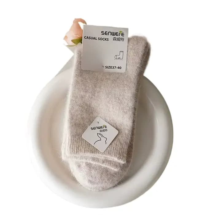 Chaussettes chaudes en mélange de laine pour femmes