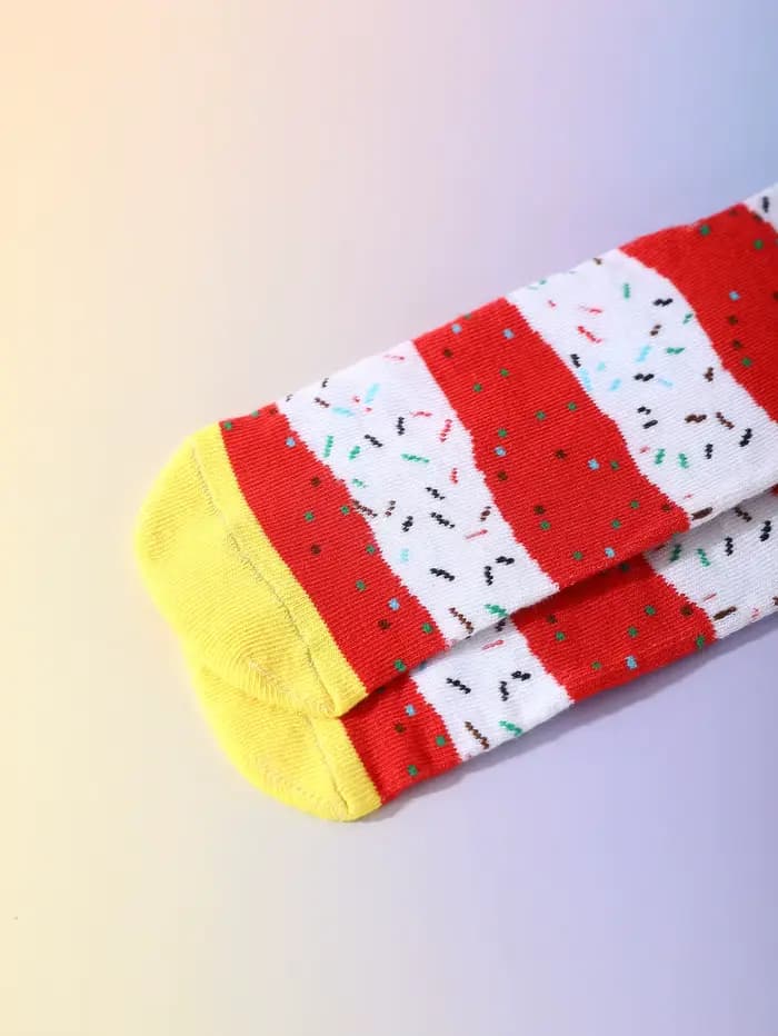 1 paire de chaussettes mi-longues pour hommes et femmes
