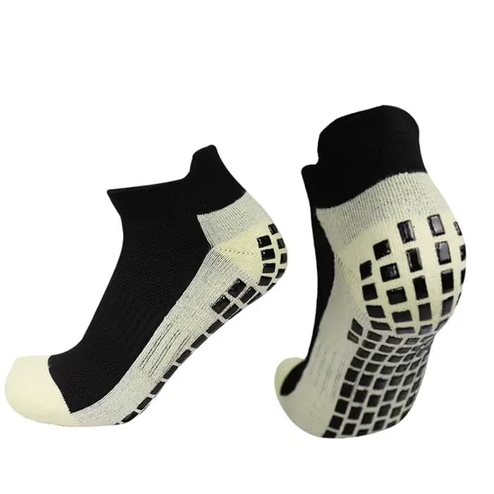 Chaussettes de football respirantes pour hommes et femmes, absorbant la transpiration, courtes, sports de plein air, entraînement de compétition, silicone non ald, 2023