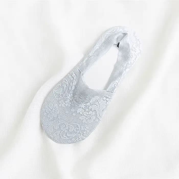 5 paires mode femmes filles été chaussettes Style dentelle fleur chaussette courte antidérapant Invisible cheville chaussettes nouveau 7 couleurs