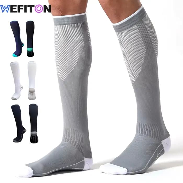 WEFITON 1 paire de chaussettes de compression pour femmes et hommes 20-30 mmHg-chaussettes de soutien de