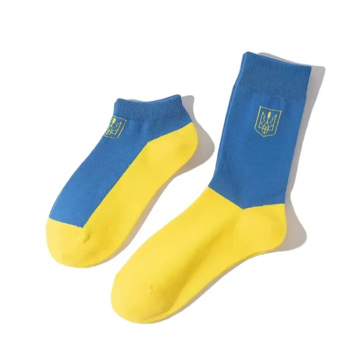 Chaussettes Ukrain Feel Crew pour hommes et femmes