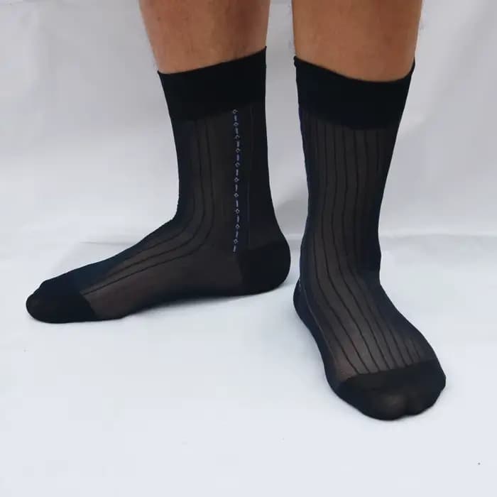 Chaussettes en nylon doux et soyeux pour hommes