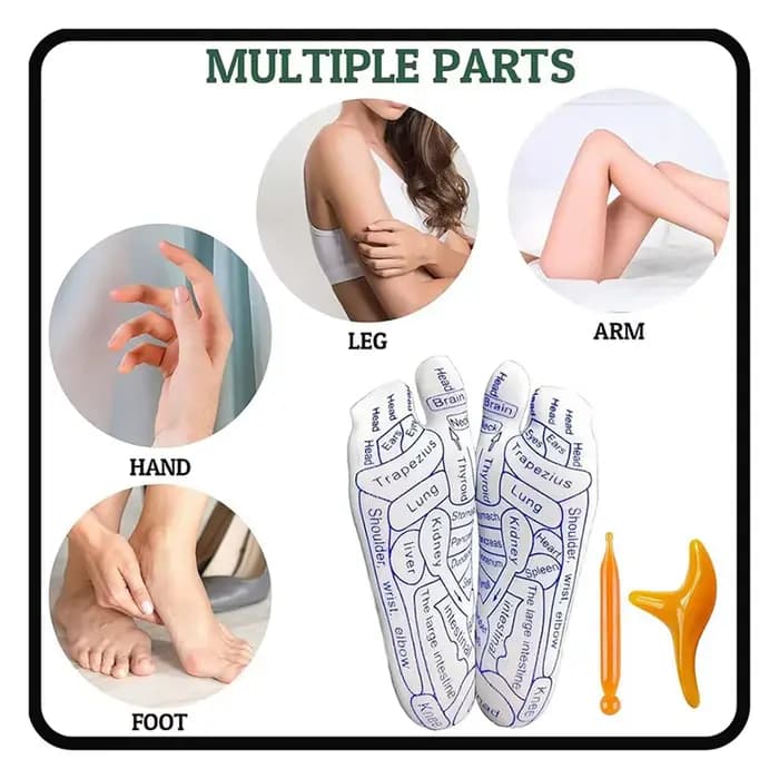 Chaussettes de tous les jours pour massage des pieds