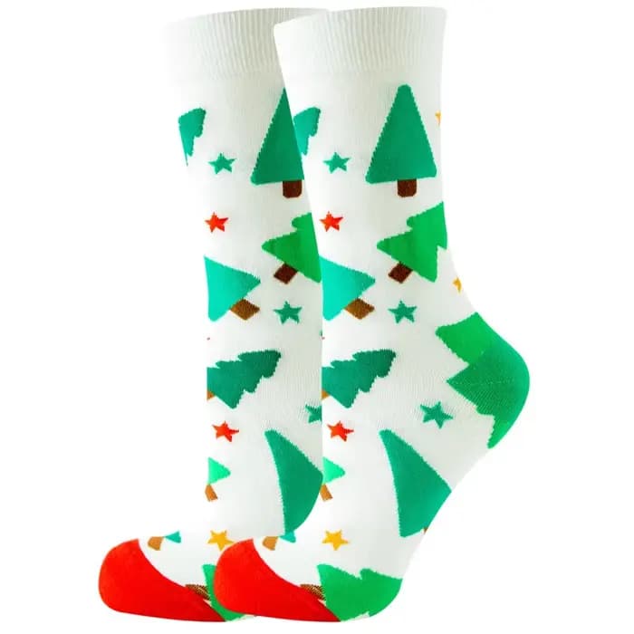 Chaussettes de Joyeux Noël en Coton pour Homme et Femme