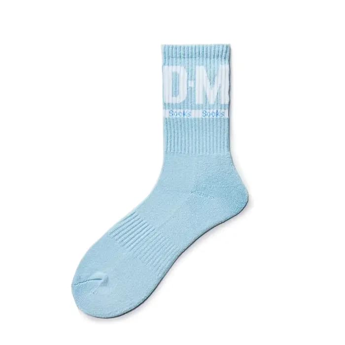 Chaussettes de sport respirantes en coton pour hommes, chaussettes de basket-ball, chaussettes de cyclisme, chaussettes de compression Meias Harajuku, ThUNICEF Crew