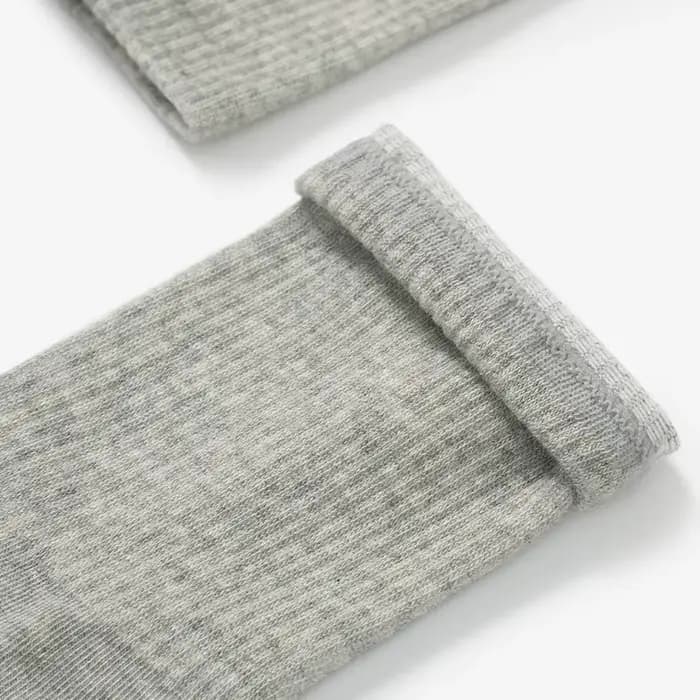BEAUTODAY chaussettes de sport femmes coton couleur unie respirant mi-mollet chaussettes doux dames chaussettes à la main 97018