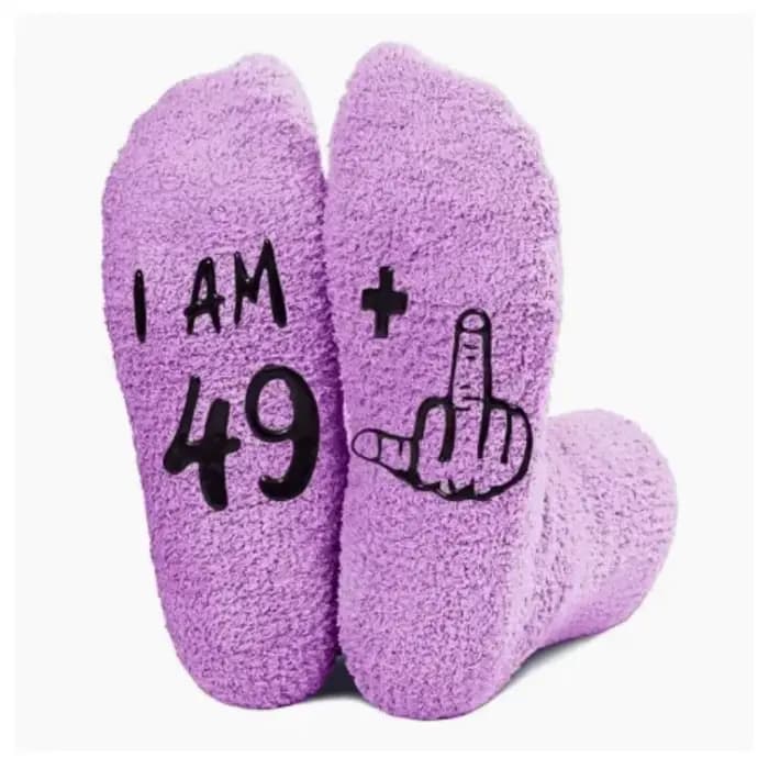 2 paires de chaussettes amusantes pour femmes