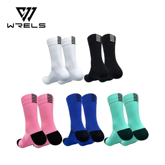 Jing chaussettes de cyclisme professionnelles Tube Long Sports de plein air pour hommes et femmes