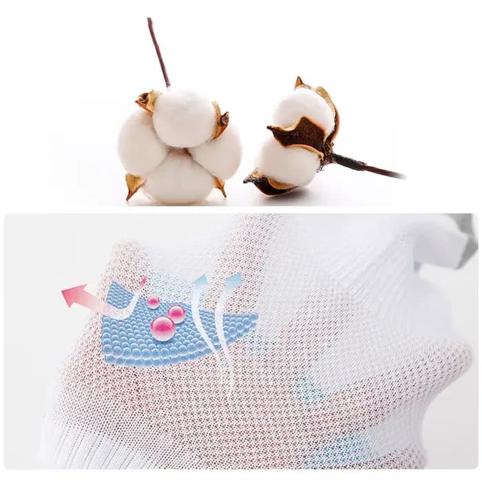 5 paires de chaussettes en coton biologique pour hommes