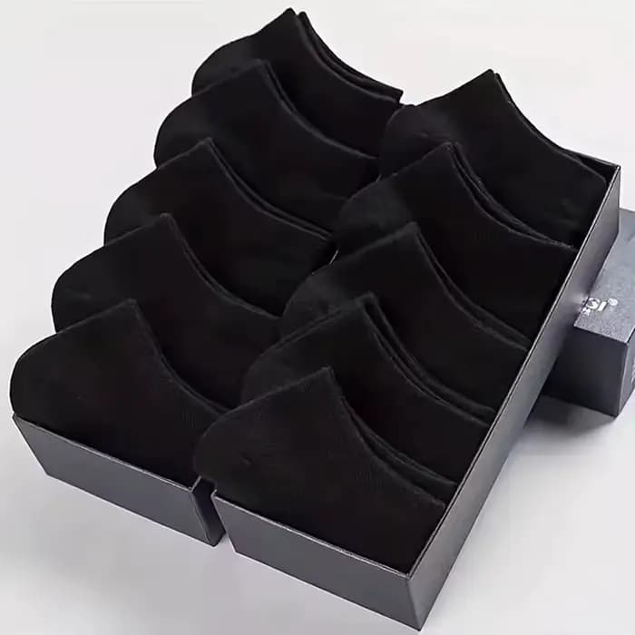 Chaussettes pour hommes printemps été mince respirant doux polyester coton