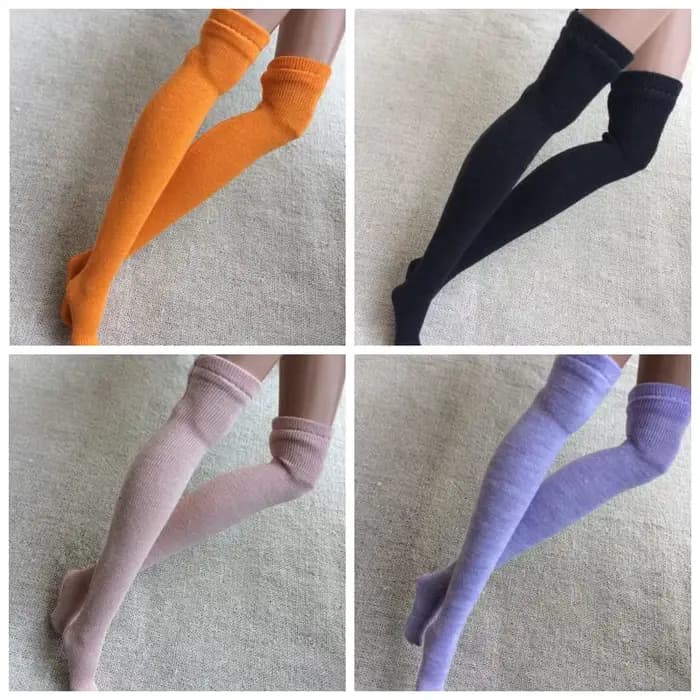 1 paire de chaussettes Blyth couleur bonbon, bas pour Azone,Momoko, Blyth 1/6, accessoires de vêtements de poupée