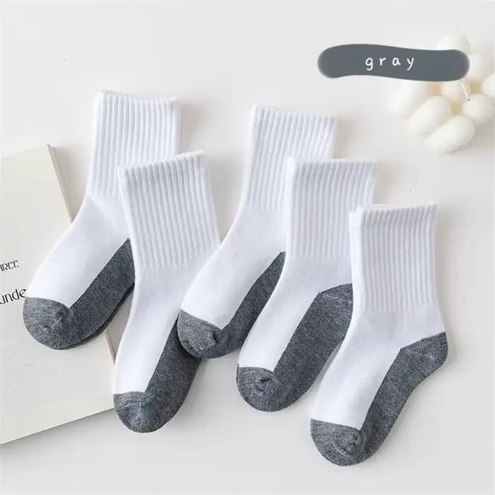 5 paires Printemps Automne Les enfants Coton Chaussettes Fille Garçon Bébé Gardez au chaud Doux