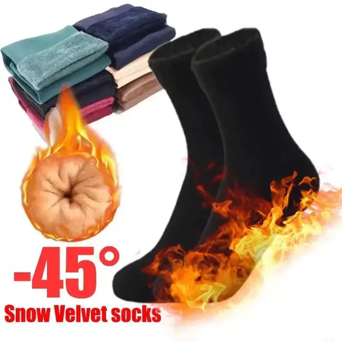 Chaussettes de neige thermiques épaisses pour hommes et femmes
