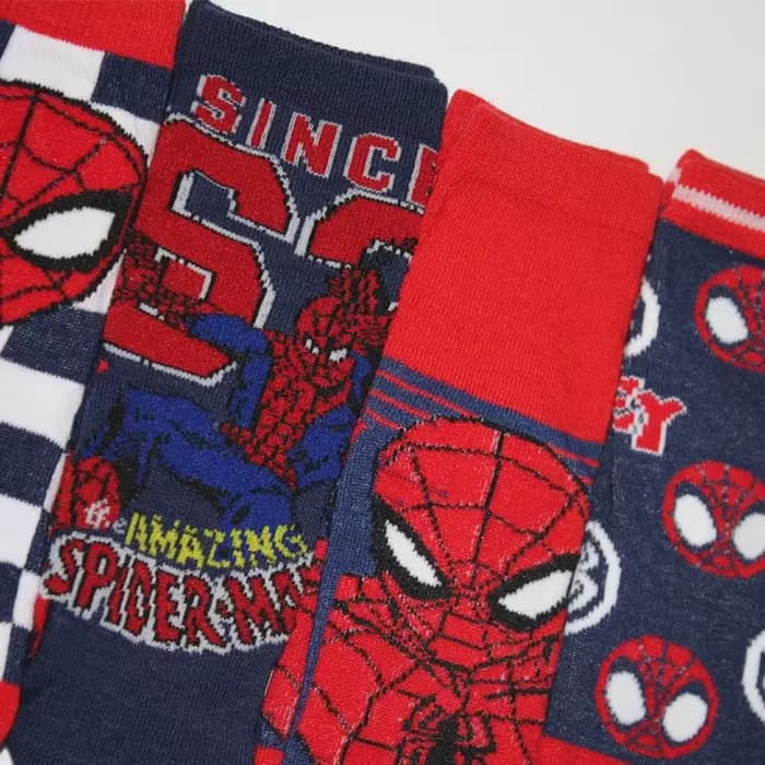 5 paires de chaussettes Spiderman pour enfants