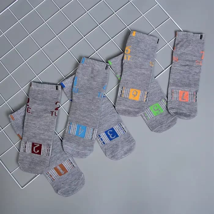 Chaussettes de sport respirantes en coton pour hommes