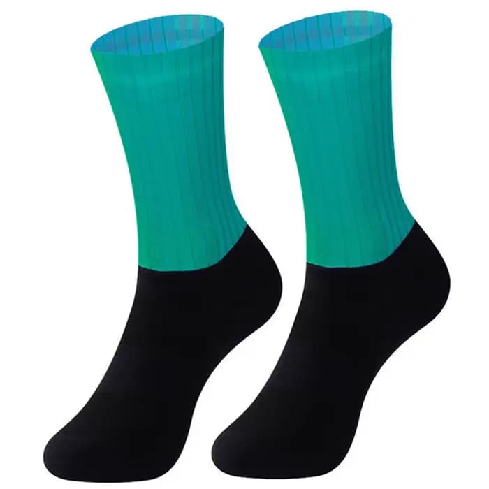 Chaussettes aérodynamiques de l'équipe de vélo