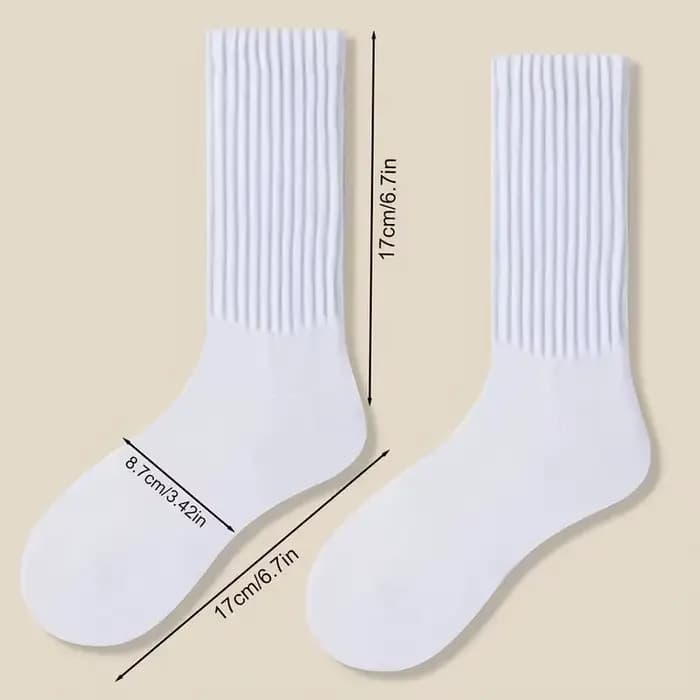 6 paires de chaussettes mi-mollet pour femme, automne-hiver, tendance, simples, couleur unie, chaudes, confortables, décontractées, chaussettes tricotées superposées