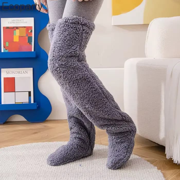 Bas de pieds chauds d'hiver pour femmes et hommes