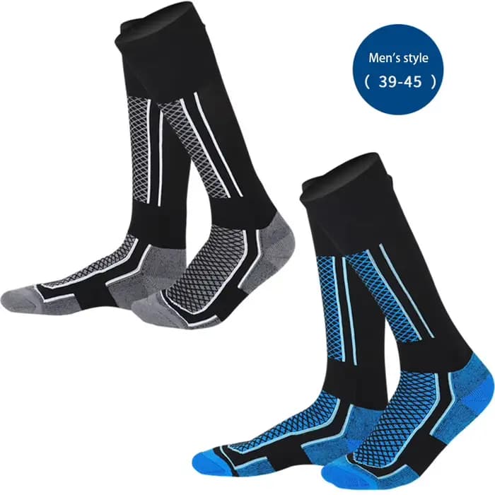 Chaussettes de ski épaissies unisexes pour hommes et femmes