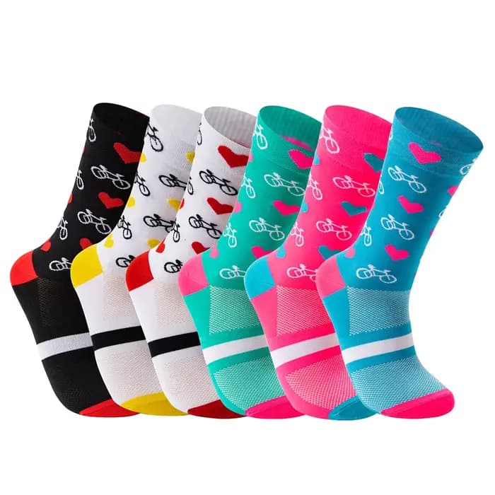 1 paire de chaussettes joyeuses colorées pour hommes