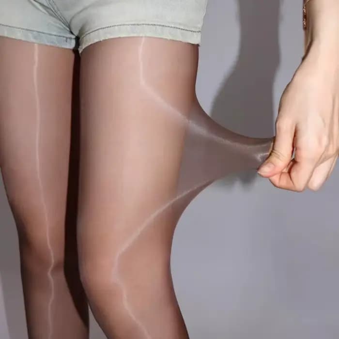 Collants élégants pour femmes, conception d'entrejambe sans couture, bonneterie extensible, huile de danse pôle, collants transparents brillants, chaussettes Sexy pour Club de fête