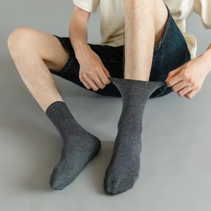 5 paires de chaussettes pour diabète sans liaison pour hommes