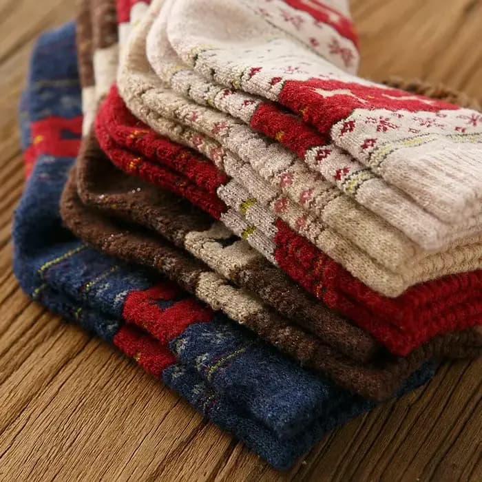 Chaussettes Chaudes Imprimées pour Femme