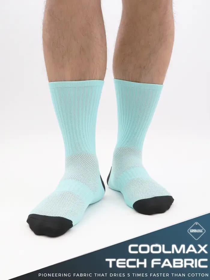 4 paires de chaussettes de cyclisme à compression pour hommes et femmes