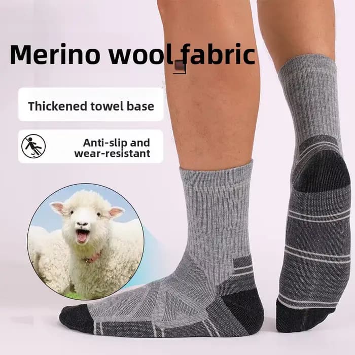 Chaussettes en laine mérinos pour hommes et femmes