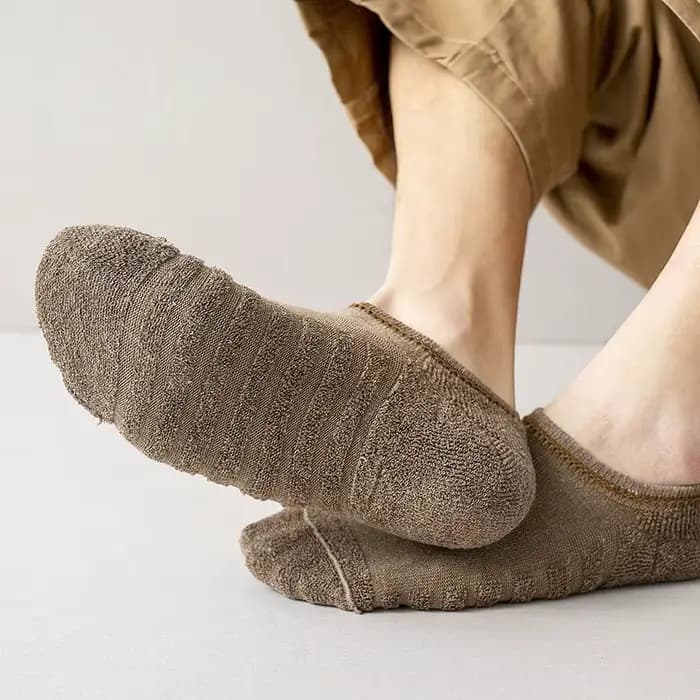 5 paires de chaussettes courtes en coton pour hommes