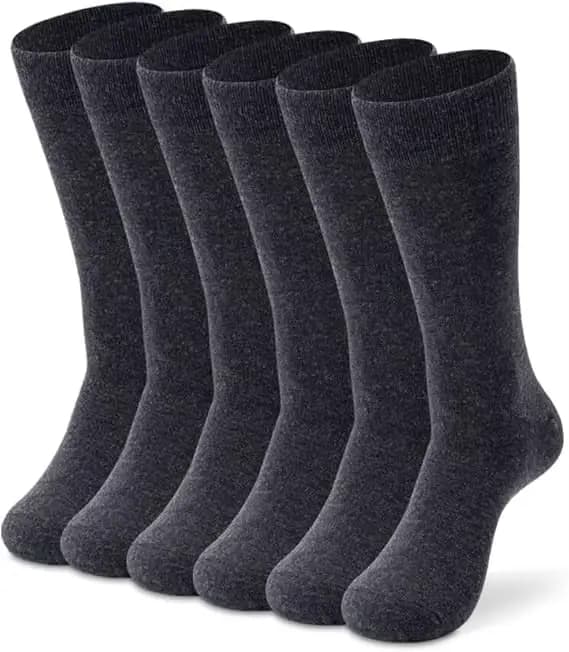 Chaussettes fines en laine mérinos pour hommes et femmes, confortables, décontractées, légères, chaudes, respirantes, mi-mollet, paquet de 3/5/6 paires
