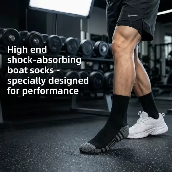 Chaussettes de randonnée respirantes anti-ampoules en maille pour hommes