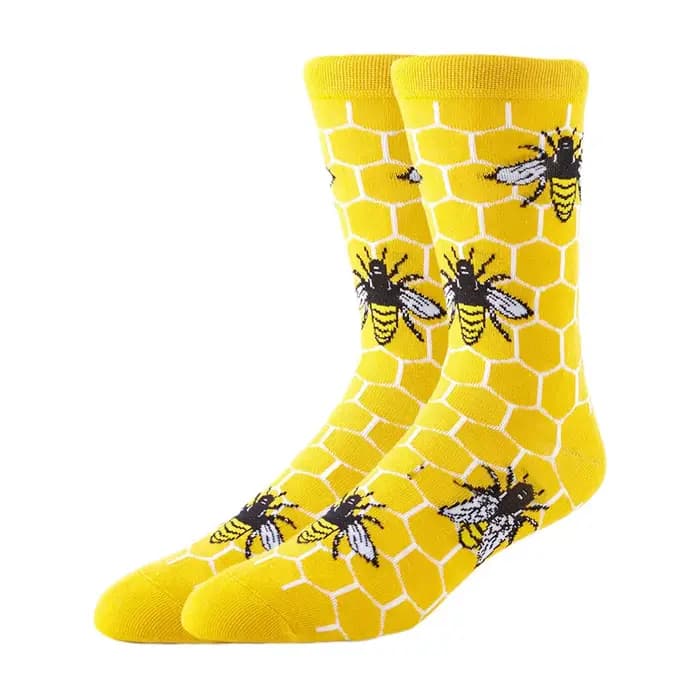 Hommes femmes chaussettes heureuses nouveauté drôle chaussettes de créateur hip hop rue mode skateboard basket-ball