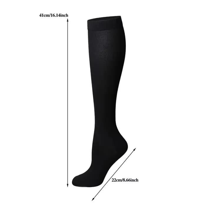Chaussettes hautes en coton à séchage rapide pour hommes