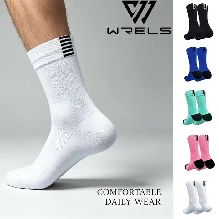 Chaussettes de sport hautes pour le cyclisme et la course à pied