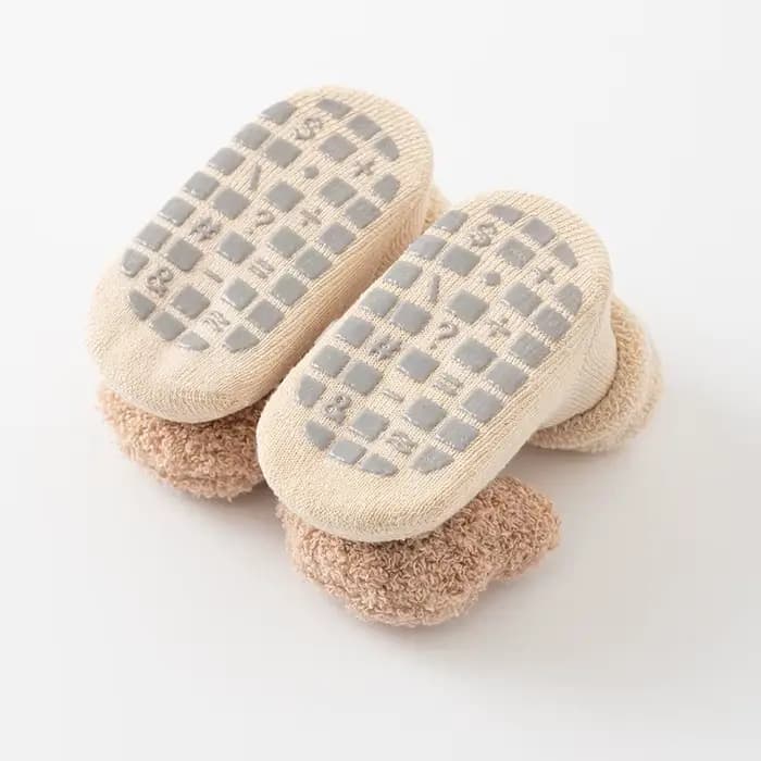Chaussettes coordonnantes en coton doux pour nouveau-né
