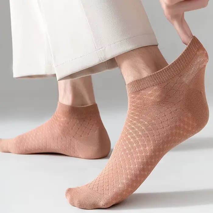 5 paires de chaussettes basses Anti-odeur pour hommes