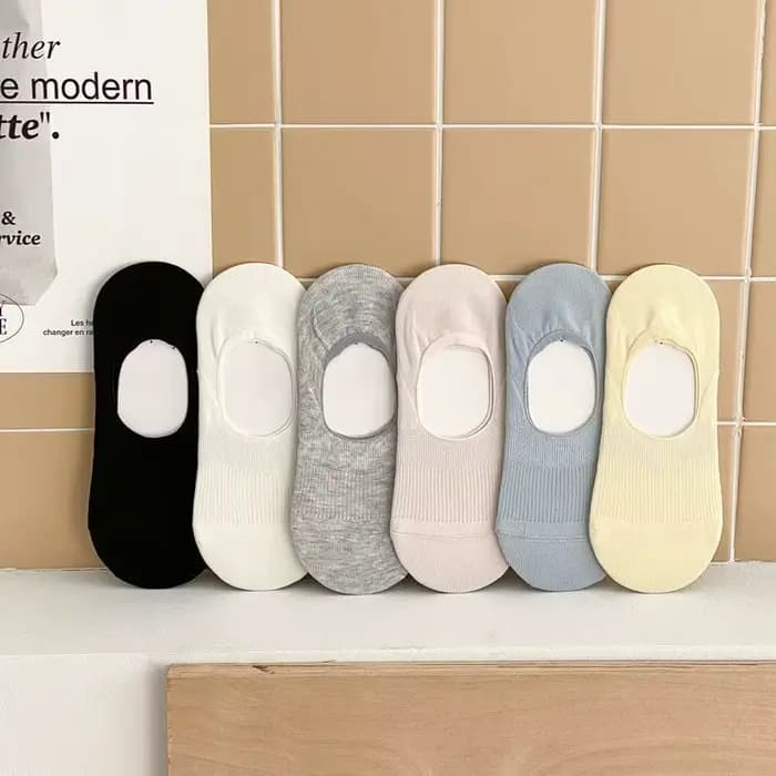 Chaussettes pour femmes, été, nouvelles, simples, décontractées, antibactériennes, chaussettes invisibles en maille pour filles, chaussettes fines respirantes en coton, confortables