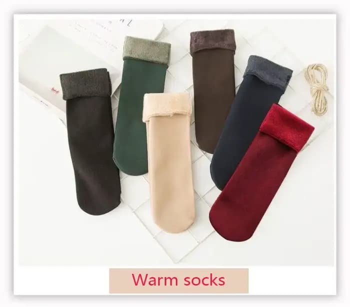 Chaussettes thermiques en laine et cachemire pour femmes