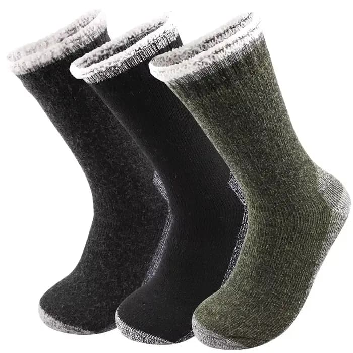 3 paires de chaussettes de sport de plein air épaisses de haute qualité pour hommes et femmes