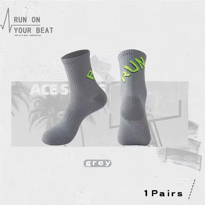 1 paire de chaussettes de course pour hommes et femmes