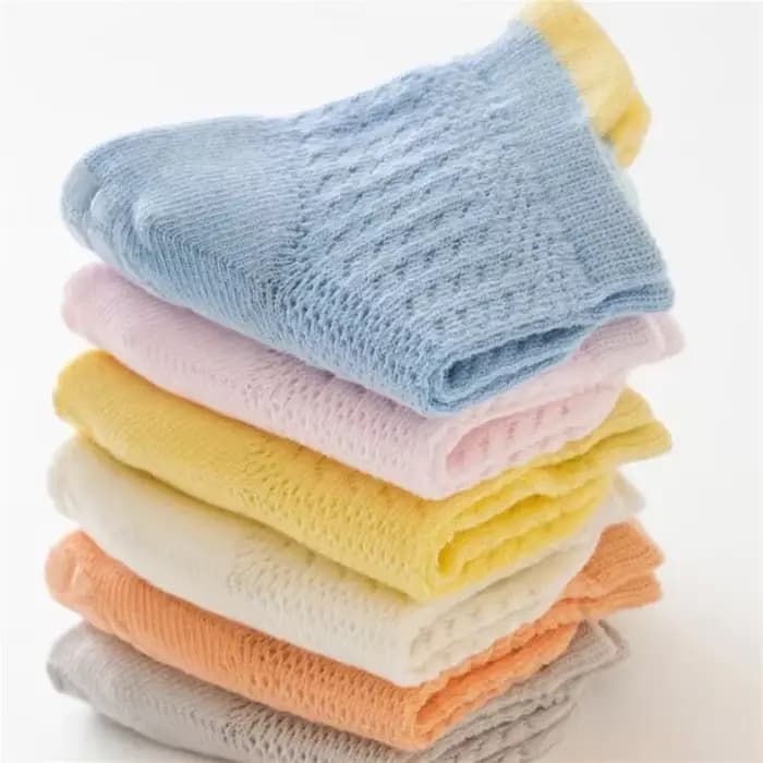 Lot de 3 paires de chaussettes en coton pour bébé fille