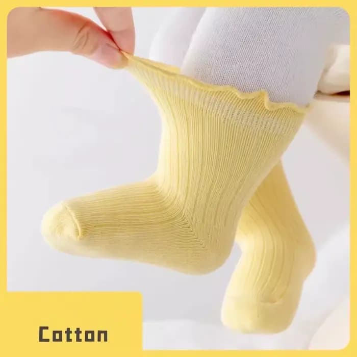 Enfant bébé filles solide chaussettes courtes lisière filandreuse doux 100% coton exquis haute qualité enfants