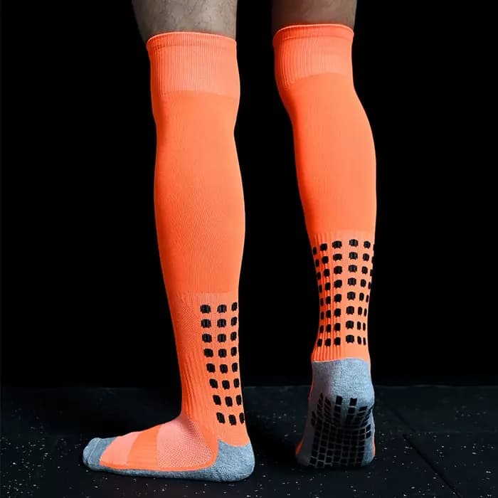Nouvelles chaussettes de Football longues Silicone ventouse poignée anti-dérapant