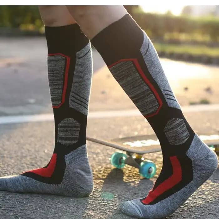 Chaussettes thermiques d'hiver en coton pour adultes