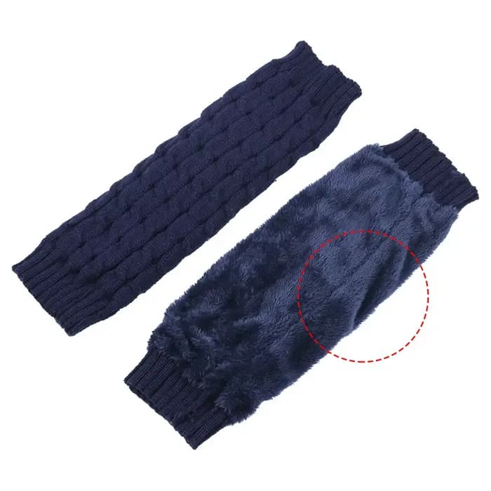 Jambières polaires couvre-bottes pour femmes hiver chaud laine tricoté jambe chaussettes Crochet tas chaussette bottes